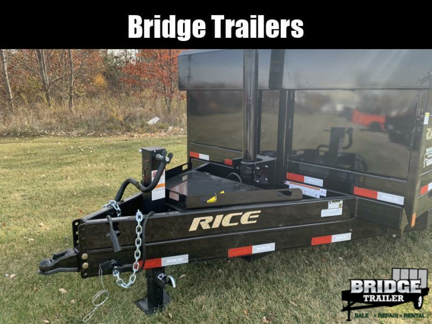 New 2026 Rice Trailers 14K HD 14 (82" X 14') 14K Telescopic Dump Trailer