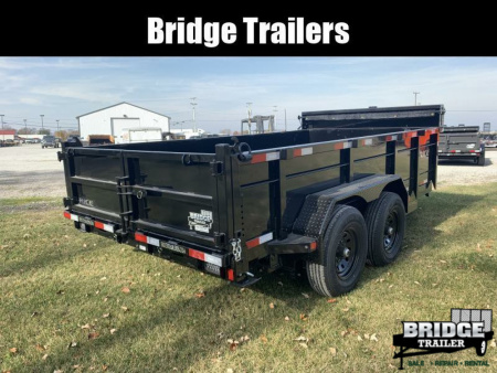 New 2026 Rice Trailers 14K HD 14 (82" X 14') 14K Telescopic Dump Trailer