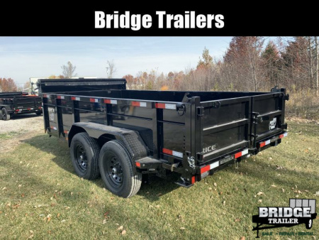 New 2026 Rice Trailers 14K HD 14 (82" X 14') 14K Telescopic Dump Trailer