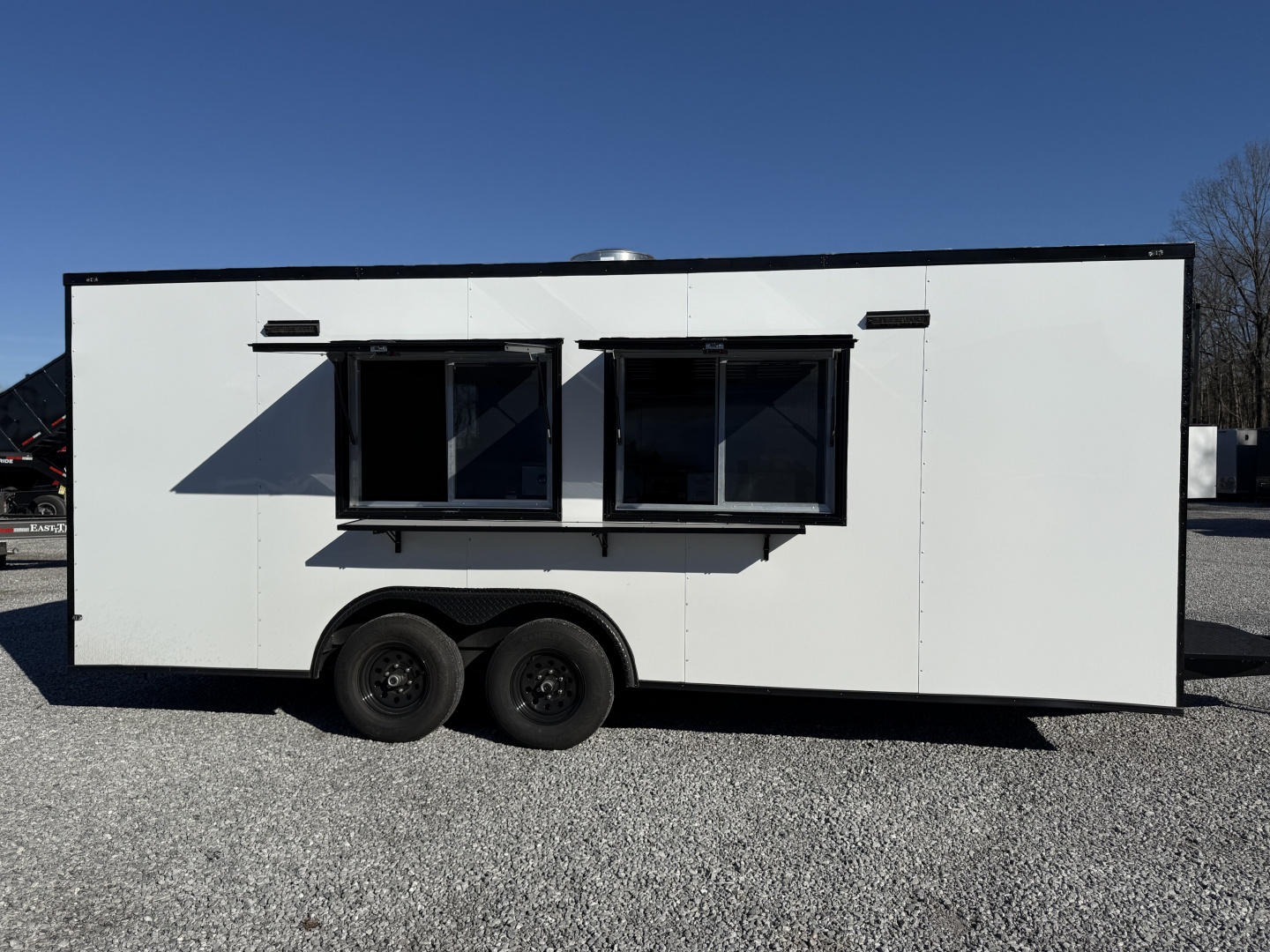 New 2026 Coast 2 Coast 8.5X18 TA CONCESSION TRAILER (FULLY EQUIPPED) BLACKOUT Vending / Concession Trailer