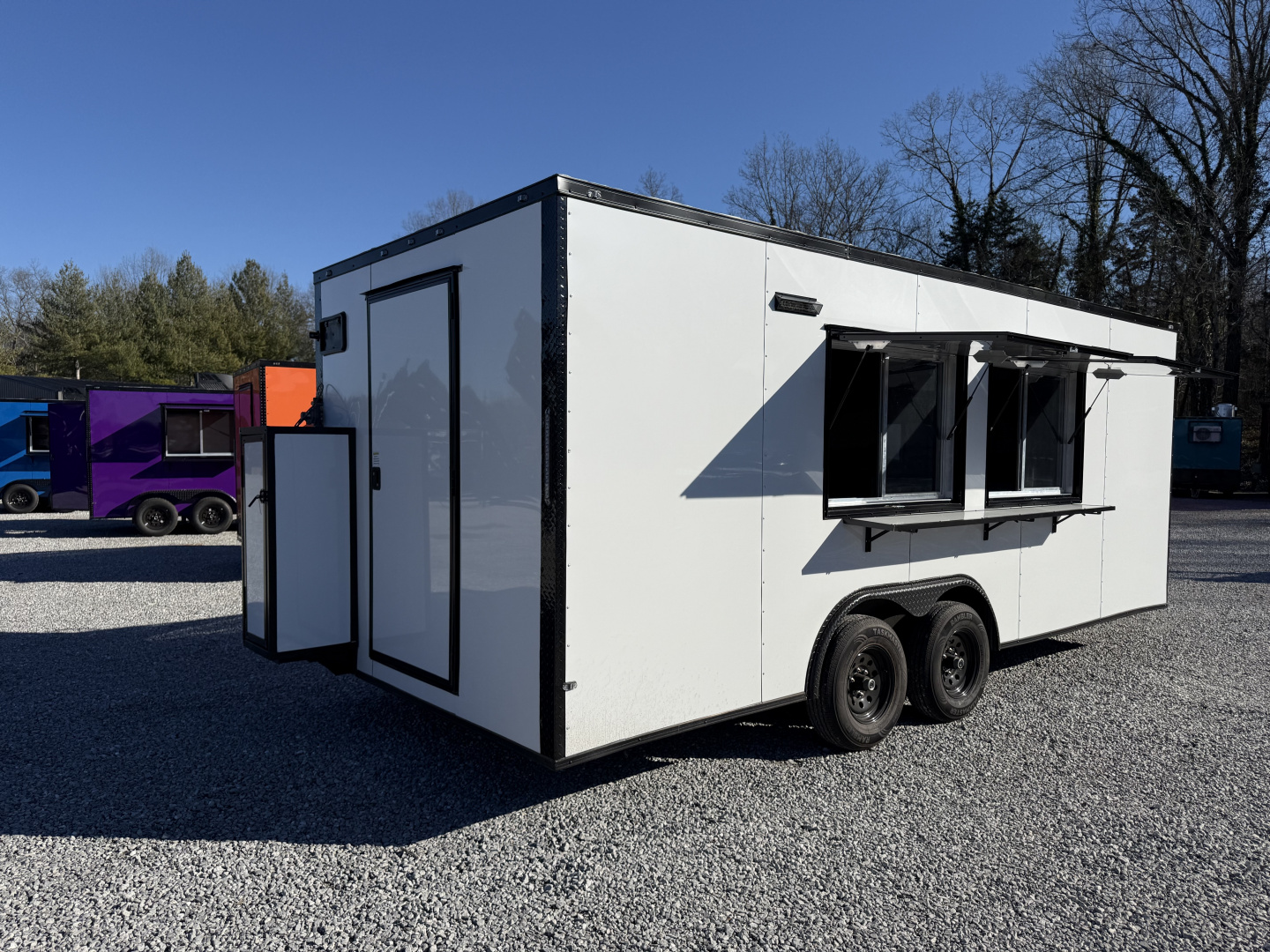 New 2026 Coast 2 Coast 8.5X18 TA CONCESSION TRAILER (FULLY EQUIPPED) BLACKOUT Vending / Concession Trailer