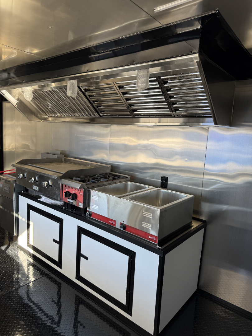 New 2026 Coast 2 Coast 8.5X18 TA CONCESSION TRAILER (FULLY EQUIPPED) BLACKOUT Vending / Concession Trailer