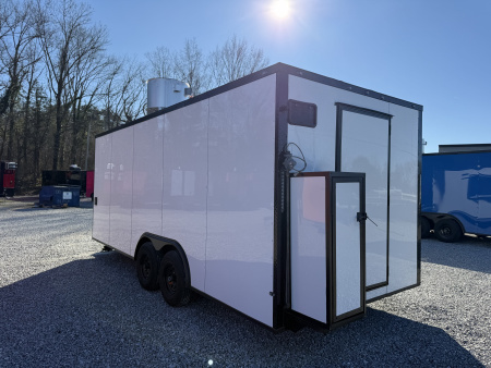 New 2026 Coast 2 Coast 8.5X18 TA CONCESSION TRAILER (FULLY EQUIPPED) BLACKOUT Vending / Concession Trailer