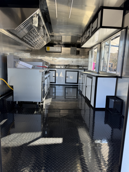 New 2026 Coast 2 Coast 8.5X18 TA CONCESSION TRAILER (FULLY EQUIPPED) BLACKOUT Vending / Concession Trailer