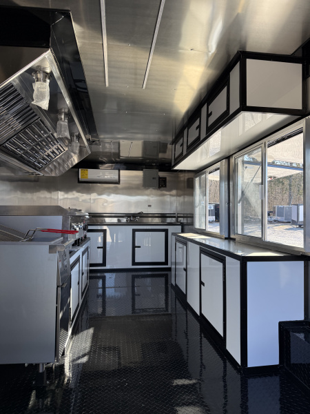 New 2026 Coast 2 Coast 8.5X18 TA CONCESSION TRAILER (FULLY EQUIPPED) BLACKOUT Vending / Concession Trailer
