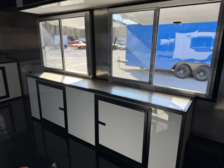 New 2026 Coast 2 Coast 8.5X18 TA CONCESSION TRAILER (FULLY EQUIPPED) BLACKOUT Vending / Concession Trailer