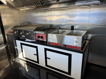 New 2026 Coast 2 Coast 8.5X18 TA CONCESSION TRAILER (FULLY EQUIPPED) BLACKOUT Vending / Concession Trailer