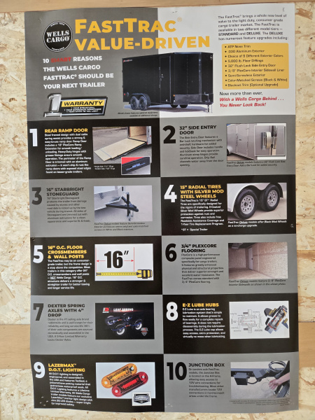 New 2026 Wells Cargo Fast Trac Cargo / Enclosed Trailer