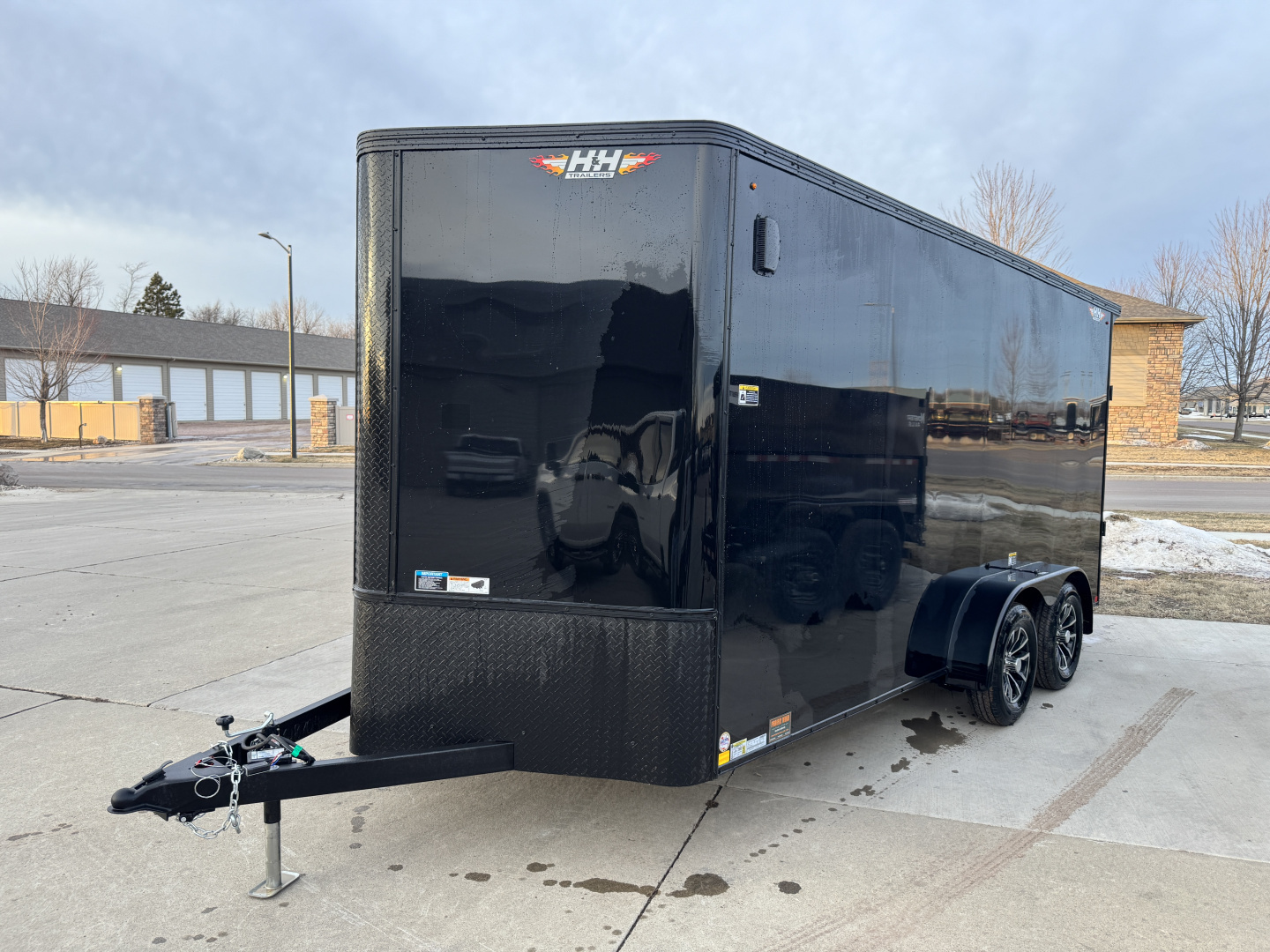 New 2026 H&H Trailers H84716TFTV Cargo / Enclosed Trailer