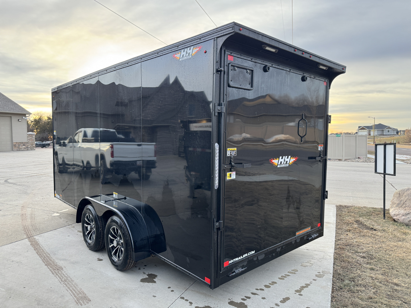 New 2026 H&H Trailers H84716TFTV Cargo / Enclosed Trailer