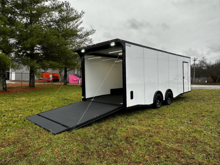 New 2026 Luxe 8.5x24 Car/Racing Trailer- 5200 Tandem Axle Black Poly Car / Racing Trailer