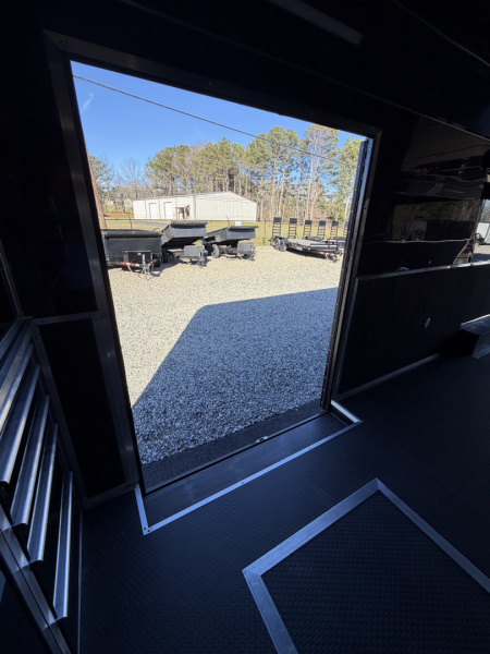 New 2026 Haulmark EDGE 34 Race Trailer With Turbo Package, Awning, Polycor, Insulated, Black Trim Package