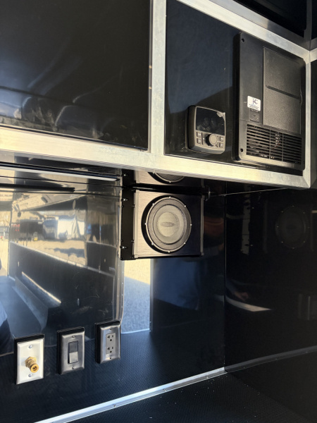 New 2026 Haulmark EDGE 34 Race Trailer With Turbo Package, Awning, Polycor, Insulated, Black Trim Package