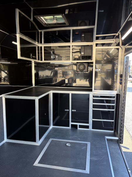 New 2026 Haulmark EDGE 34 Race Trailer With Turbo Package, Awning, Polycor, Insulated, Black Trim Package