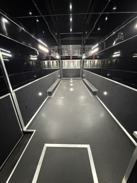 New 2026 Haulmark EDGE 34 Race Trailer With Turbo Package, Awning, Polycor, Insulated, Black Trim Package