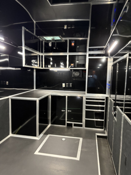 New 2026 Haulmark EDGE 34 Race Trailer With Turbo Package, Awning, Polycor, Insulated, Black Trim Package