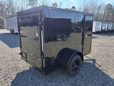New 2026 Spartan 5X8 Enclosed Trailer, Side Door, Barlock, Polycor, Stabledeck