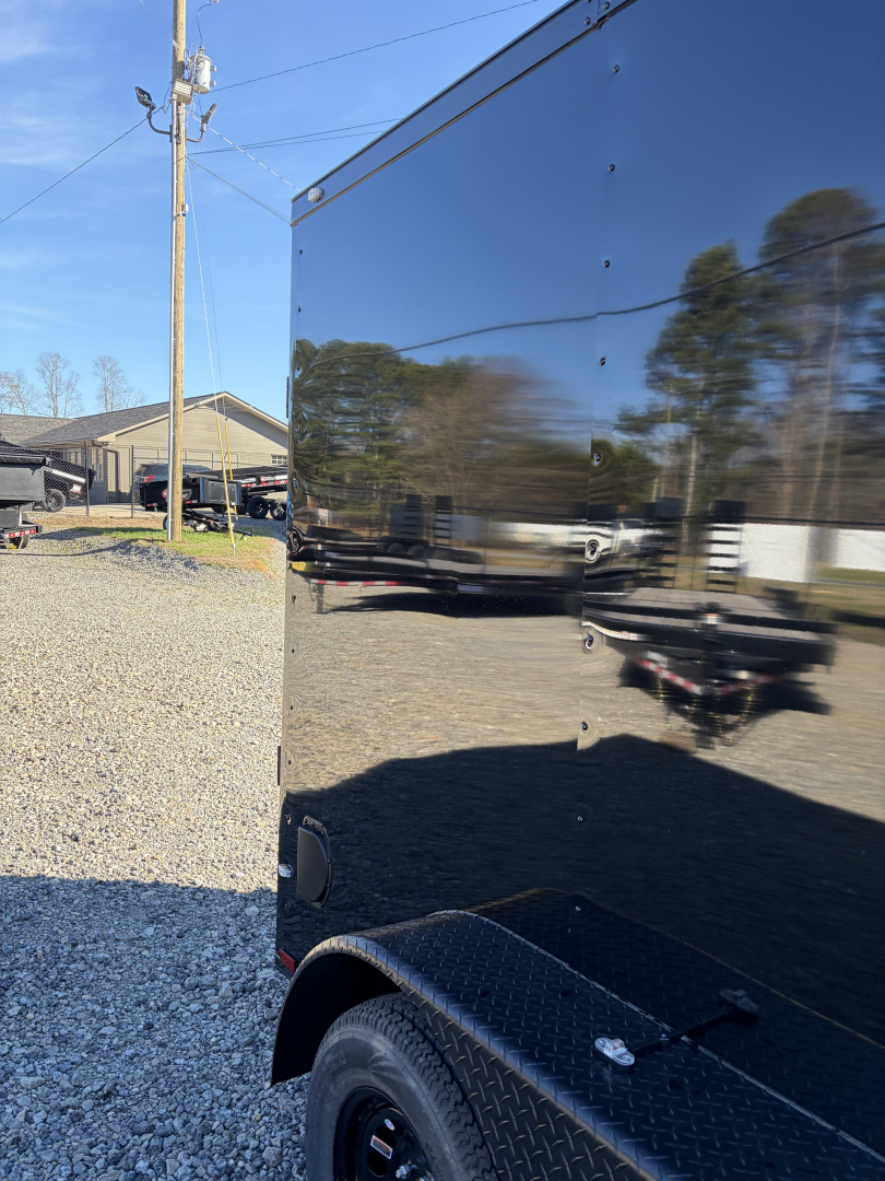 New 2026 Spartan Cargo 6X12 Enclosed Trailer, Blackout PolyCor, 7K GVWR, Tandem Axle, 6'6" Interior, StableDeck, Full Thermoply Ceiling Liner