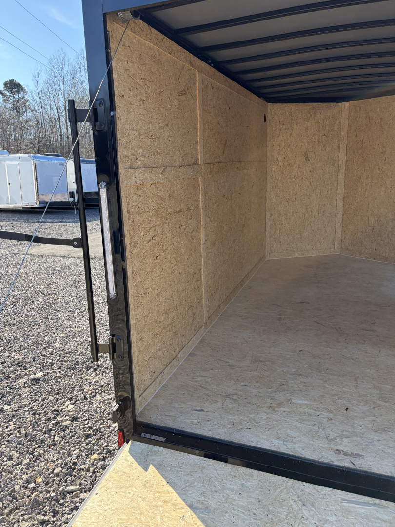 New 2026 Spartan Cargo 6X12 Enclosed Trailer, Blackout PolyCor, 7K GVWR, Tandem Axle, 6'6" Interior, StableDeck, Full Thermoply Ceiling Liner