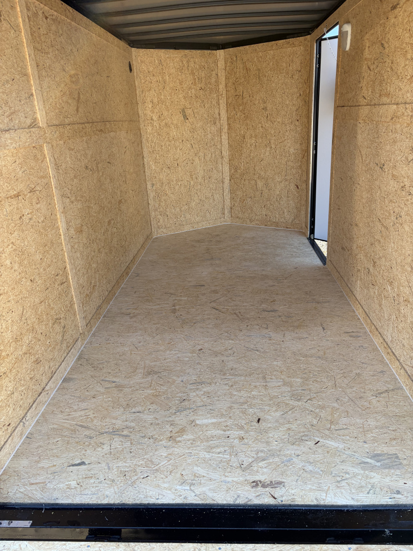 New 2026 Spartan Cargo 6X12 Enclosed Trailer, Blackout PolyCor, 7K GVWR, Tandem Axle, 6'6" Interior, StableDeck, Full Thermoply Ceiling Liner