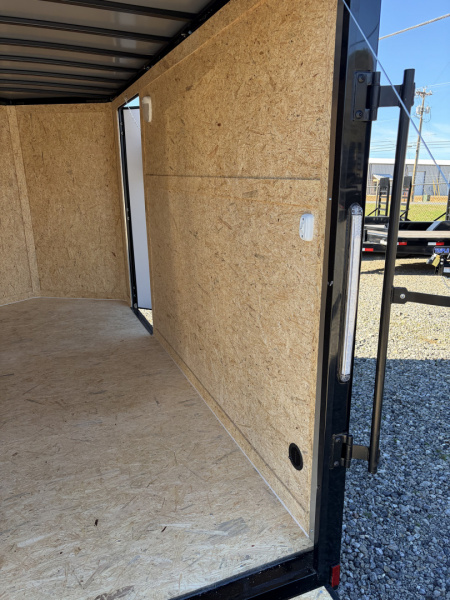 New 2026 Spartan Cargo 6X12 Enclosed Trailer, Blackout PolyCor, 7K GVWR, Tandem Axle, 6'6" Interior, StableDeck, Full Thermoply Ceiling Liner