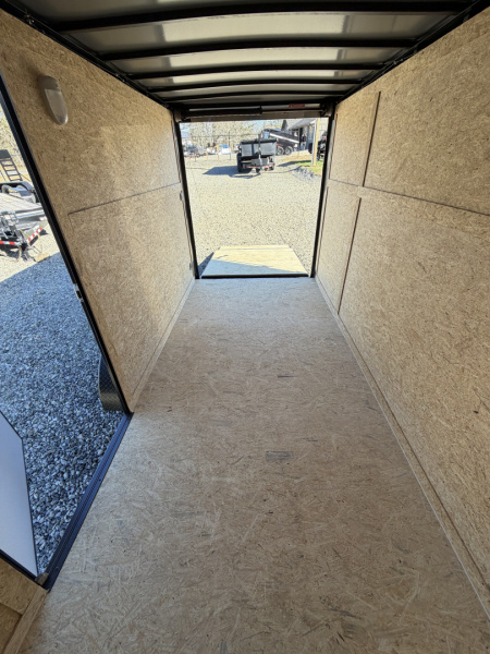 New 2026 Spartan Cargo 6X12 Enclosed Trailer, Blackout PolyCor, 7K GVWR, Tandem Axle, 6'6" Interior, StableDeck, Full Thermoply Ceiling Liner