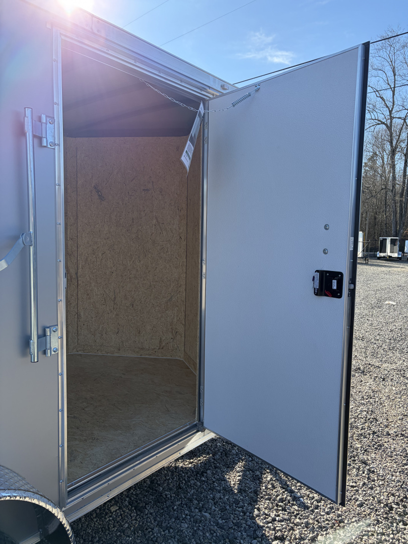 New 2026 Spartan Cargo 6X12 Enclosed Trailer, Blackout PolyCor, 7K GVWR, Tandem Axle, 6'6" Interior, StableDeck, Full Thermoply Ceiling Liner