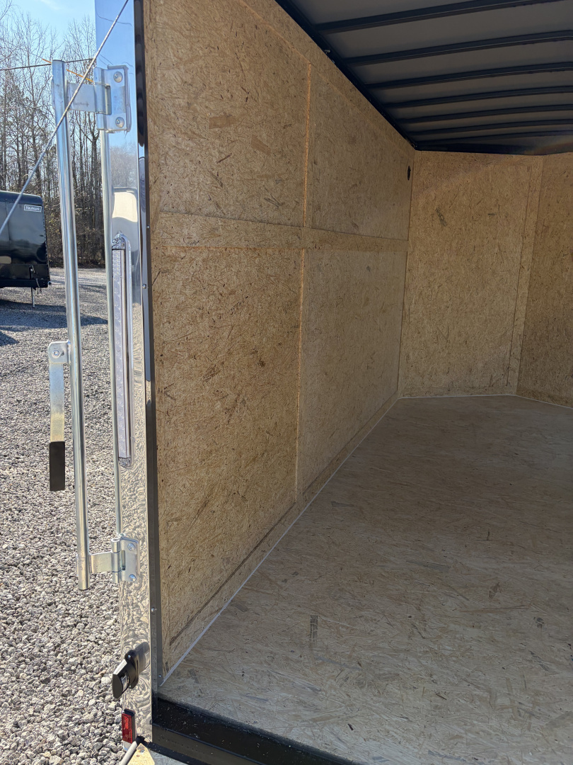 New 2026 Spartan Cargo 6X12 Enclosed Trailer, Blackout PolyCor, 7K GVWR, Tandem Axle, 6'6" Interior, StableDeck, Full Thermoply Ceiling Liner