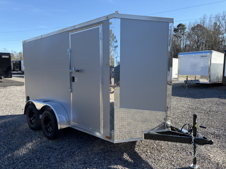 New 2026 Spartan Cargo 6X12 Enclosed Trailer, Blackout PolyCor, 7K GVWR, Tandem Axle, 6'6  Interior, StableDeck, Full Thermoply Ceiling Liner