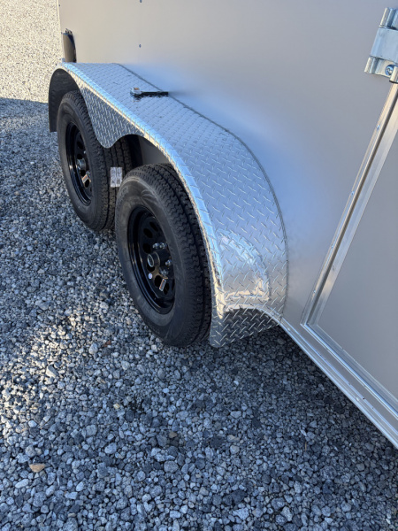 New 2026 Spartan Cargo 6X12 Enclosed Trailer, Blackout PolyCor, 7K GVWR, Tandem Axle, 6'6" Interior, StableDeck, Full Thermoply Ceiling Liner