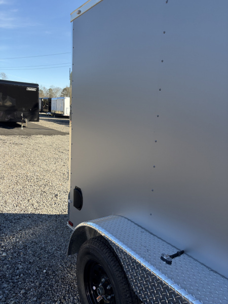 New 2026 Spartan Cargo 6X12 Enclosed Trailer, Blackout PolyCor, 7K GVWR, Tandem Axle, 6'6" Interior, StableDeck, Full Thermoply Ceiling Liner