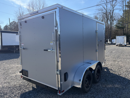 New 2026 Spartan Cargo 6X12 Enclosed Trailer, Blackout PolyCor, 7K GVWR, Tandem Axle, 6'6" Interior, StableDeck, Full Thermoply Ceiling Liner