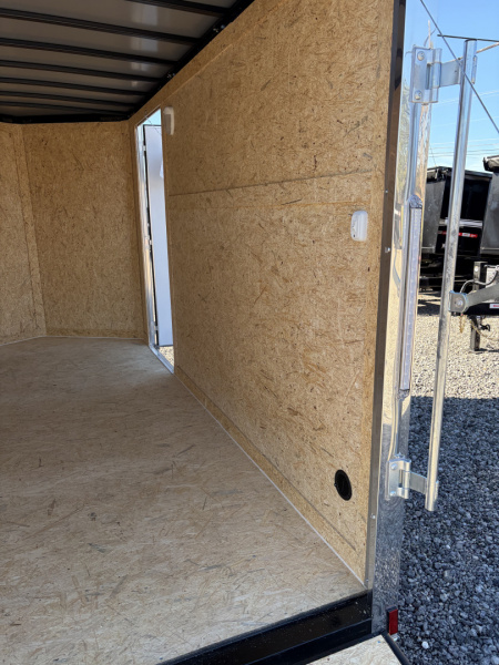 New 2026 Spartan Cargo 6X12 Enclosed Trailer, Blackout PolyCor, 7K GVWR, Tandem Axle, 6'6" Interior, StableDeck, Full Thermoply Ceiling Liner