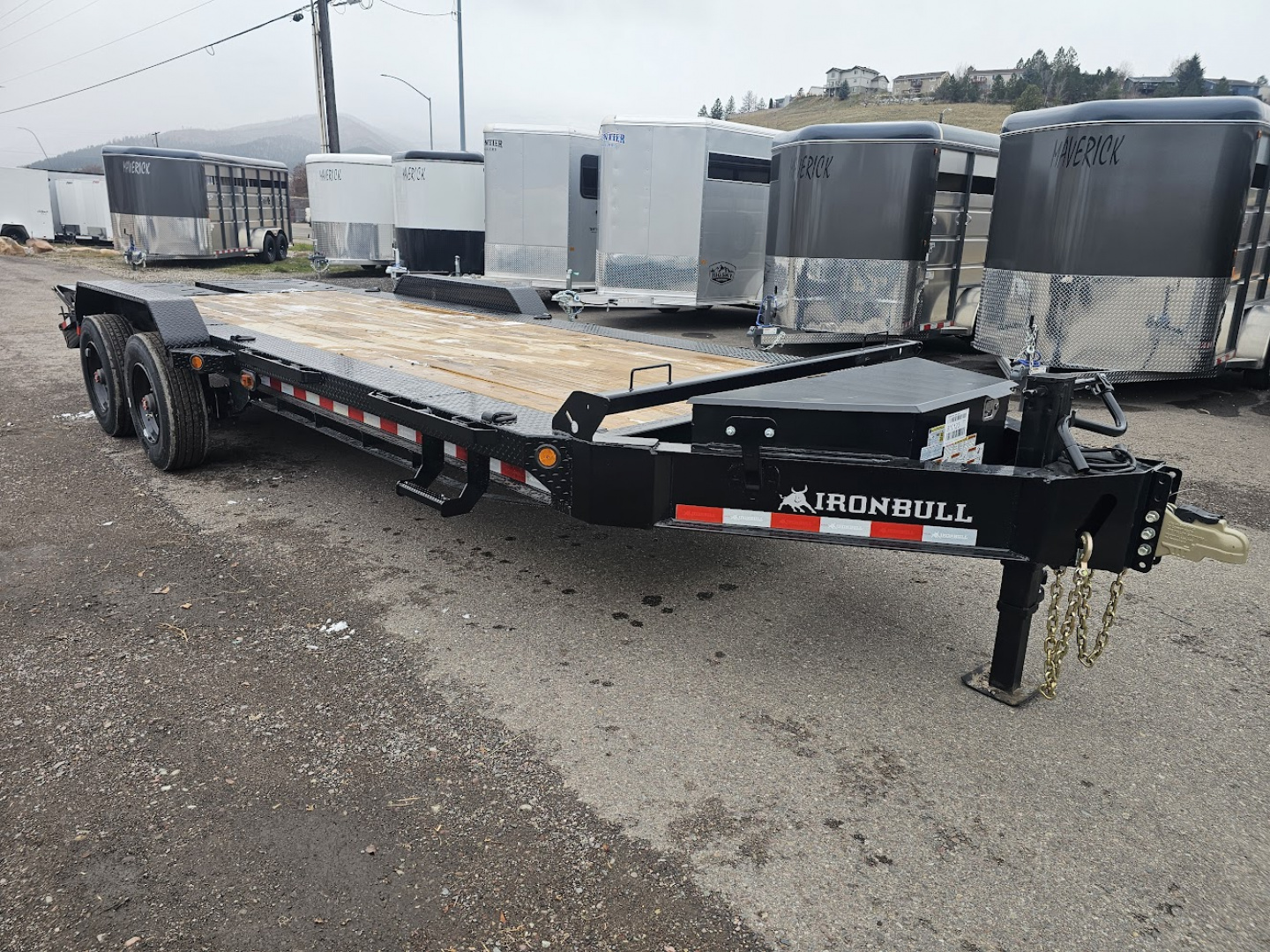 New 2026 Iron Bull 22' 22k Super Single Equipment Trailer