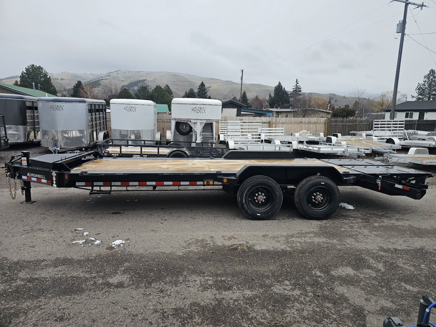 New 2026 Iron Bull 22' 22k Super Single Equipment Trailer