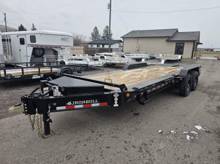 New 2026 Iron Bull 22' 22k Super Single Equipment Trailer