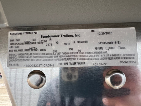 New 2026 Sundowner Trailers 24' Aluminum Gooseneck Cargo / Enclosed Trailer