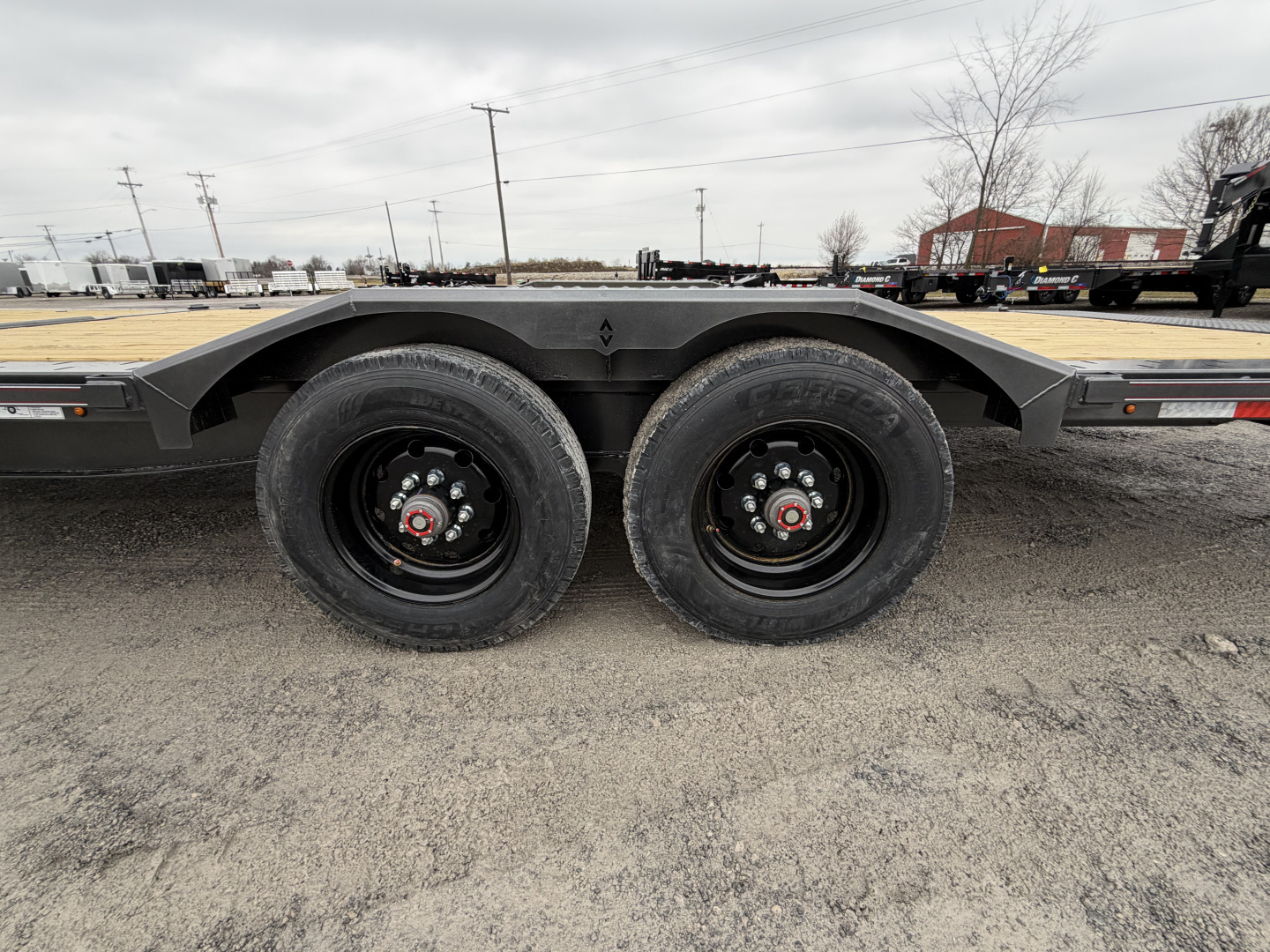 New 2026 Diamond C Trailers HXD210L24X102-GN (24' x 102") 23K Partial Tilt Equipment Trailer