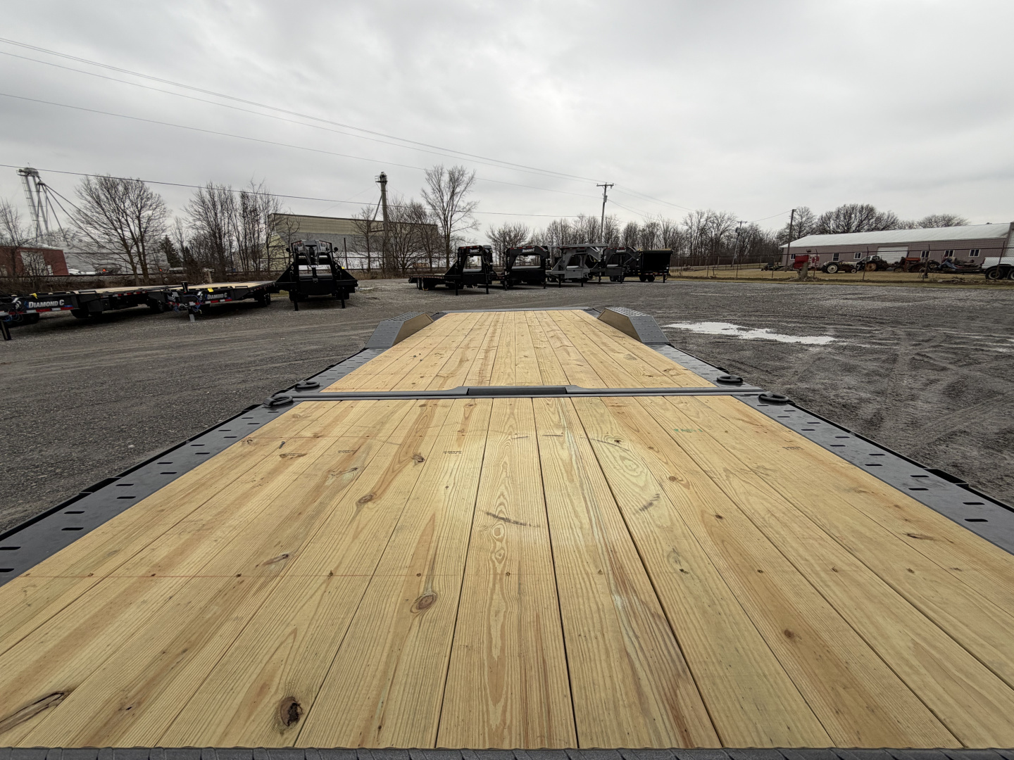 New 2026 Diamond C Trailers HXD210L24X102-GN (24' x 102") 23K Partial Tilt Equipment Trailer