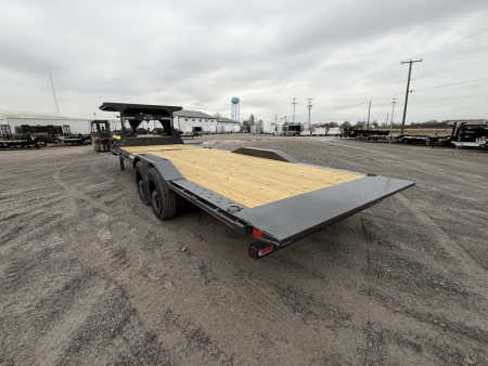 New 2026 Diamond C Trailers HXD210L24X102-GN (24' x 102") 23K Partial Tilt Equipment Trailer