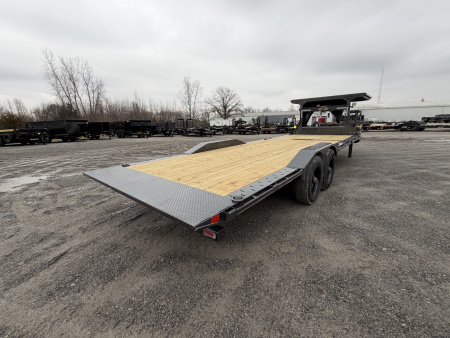 New 2026 Diamond C Trailers HXD210L24X102-GN (24' x 102") 23K Partial Tilt Equipment Trailer