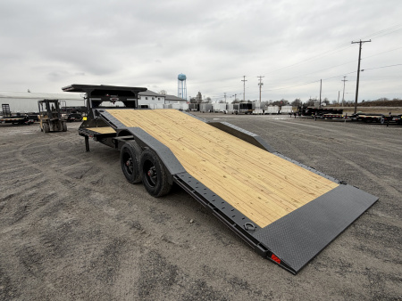New 2026 Diamond C Trailers HXD210L24X102-GN (24' x 102") 23K Partial Tilt Equipment Trailer