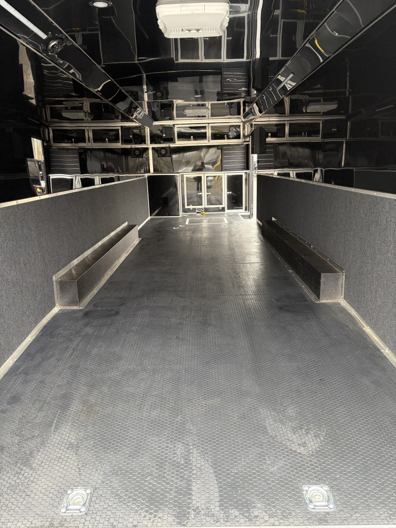 Used 2025 Haulmark EDGE 32 Race Trailer, Sportsman Plus Package, Dual A/C, Pit Accessories, Gen Slides, Polycor, Insulated, 18K GVWR