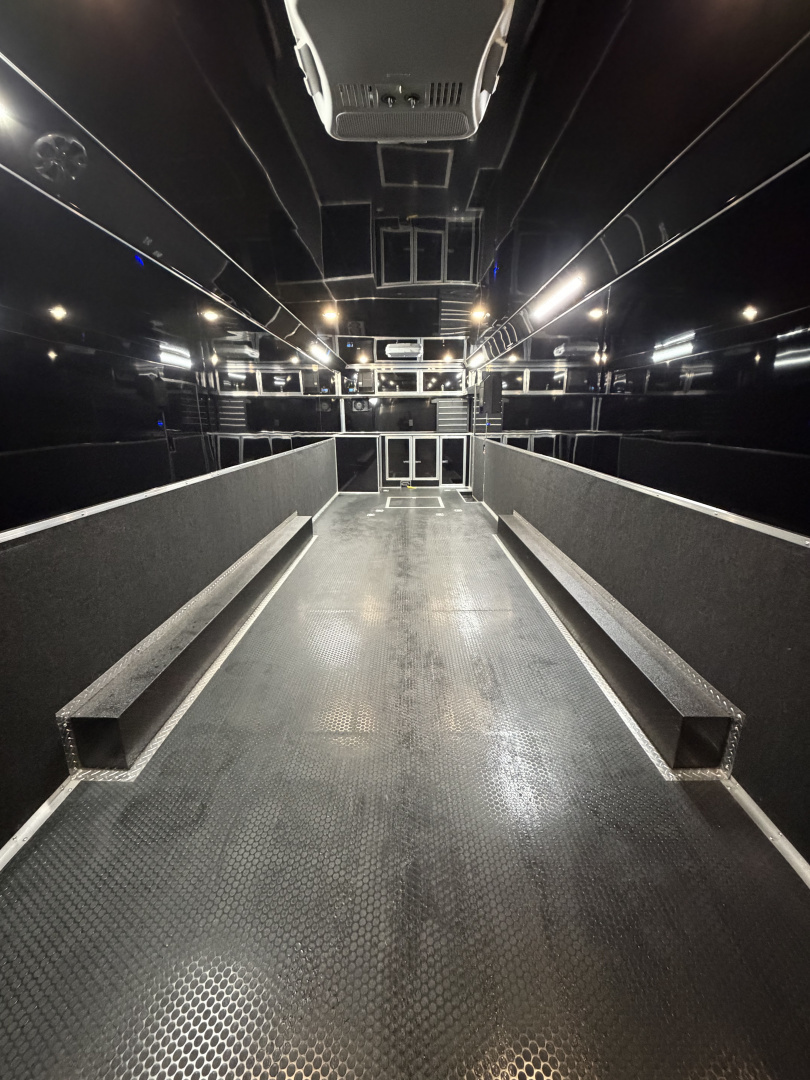 Used 2025 Haulmark EDGE 32 Race Trailer, Sportsman Plus Package, Dual A/C, Pit Accessories, Gen Slides, Polycor, Insulated, 18K GVWR