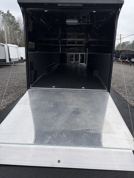 Used 2025 Haulmark EDGE 32 Race Trailer, Sportsman Plus Package, Dual A/C, Pit Accessories, Gen Slides, Polycor, Insulated, 18K GVWR