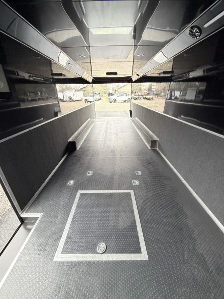 Used 2025 Haulmark EDGE 32 Race Trailer, Sportsman Plus Package, Dual A/C, Pit Accessories, Gen Slides, Polycor, Insulated, 18K GVWR