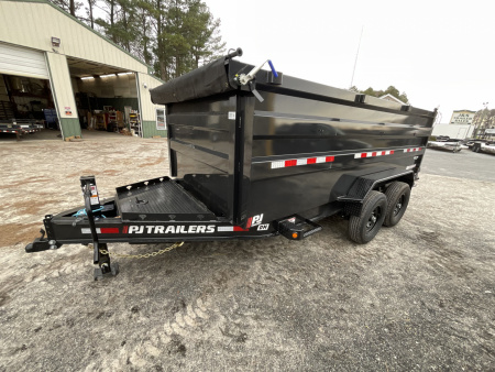 New 2026 PJ Trailers 23981 DM 14’ 4'sides Dump Trailer