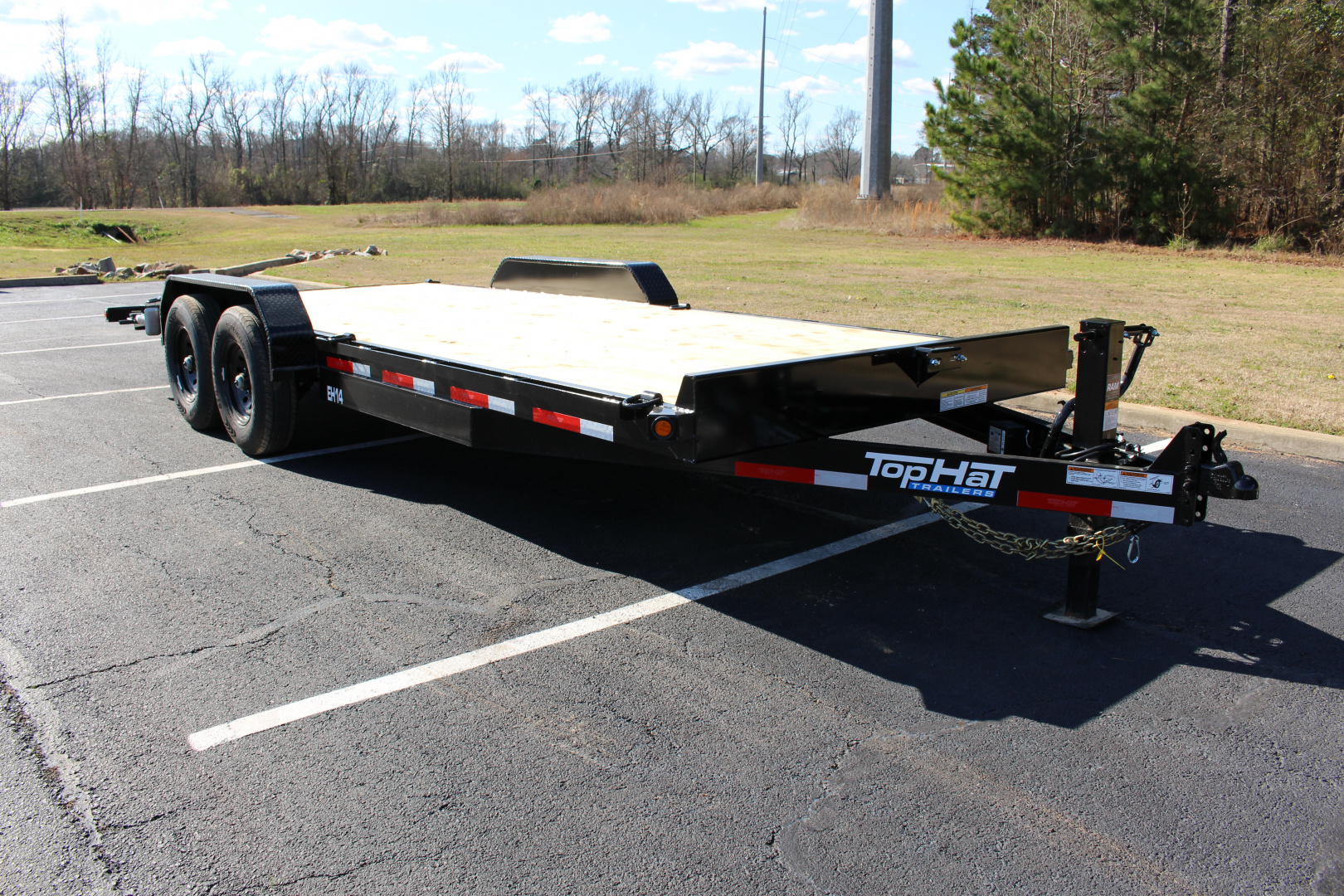 New 2026 Top Hat EQUIPMENT HAULER-EH14 20X83 W/SLIDE IN RAMPS Equipment Trailer
