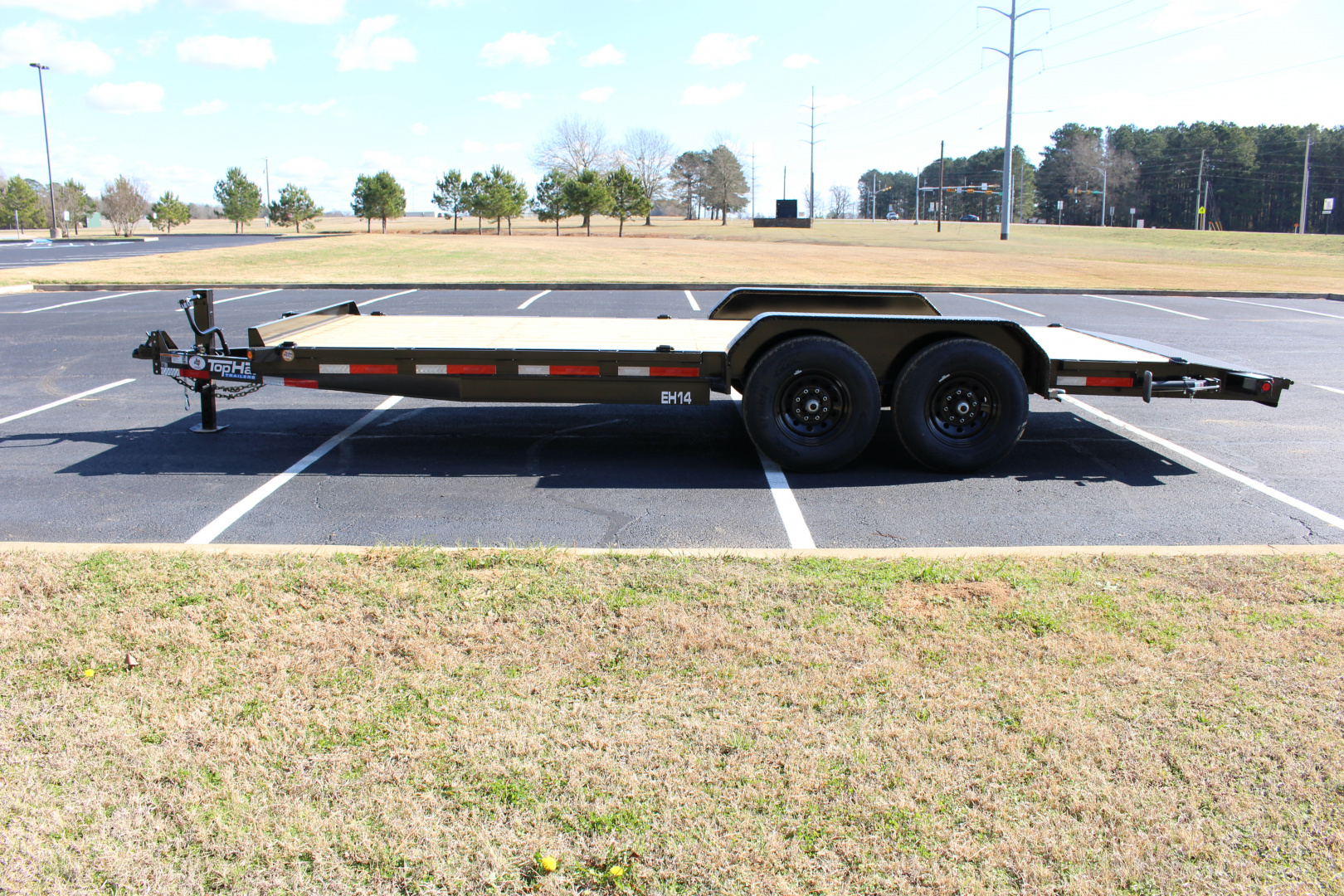 New 2026 Top Hat EQUIPMENT HAULER-EH14 20X83 W/SLIDE IN RAMPS Equipment Trailer