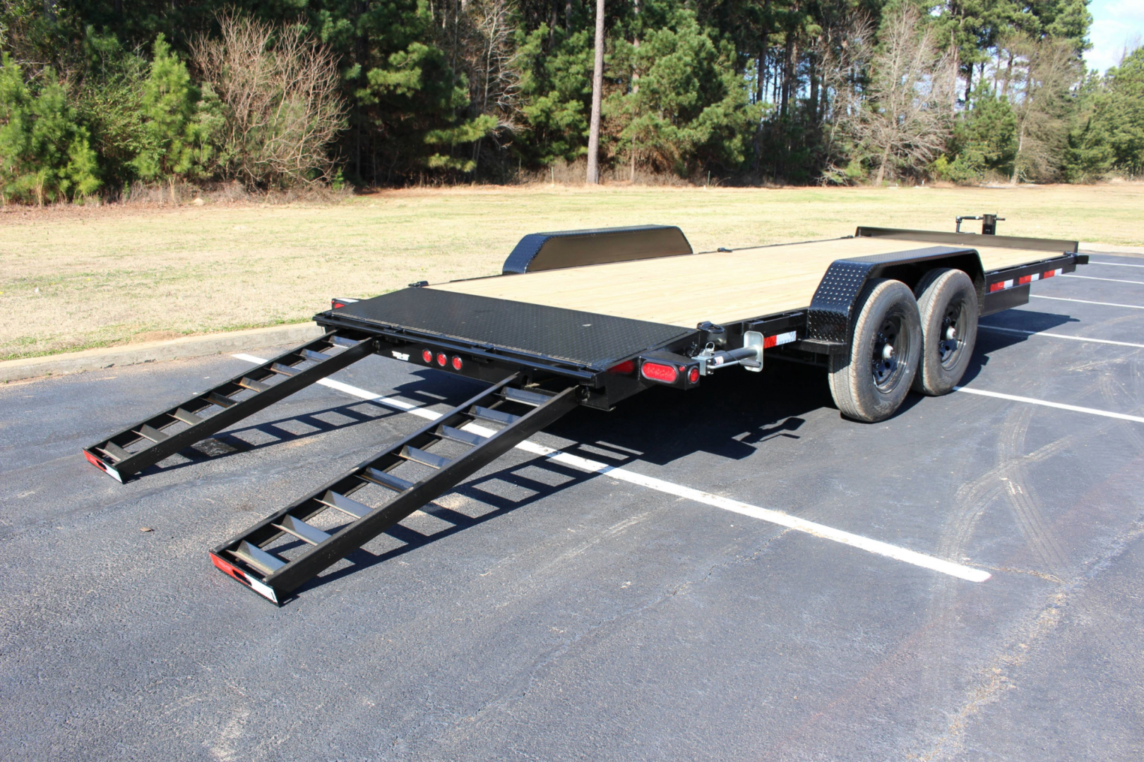 New 2026 Top Hat EQUIPMENT HAULER-EH14 20X83 W/SLIDE IN RAMPS Equipment Trailer